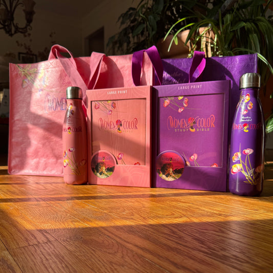 1 PINK + 1 Purple - BIBLES (Luxleather) + 1 PINK 1 Purple - BAGS + 1 PINK 1 Purple - Bottles