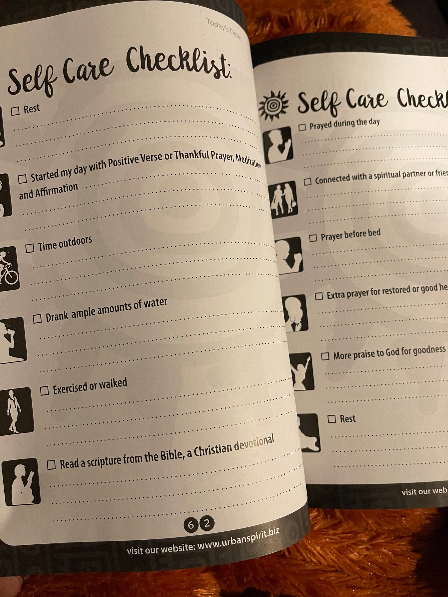 Women of Color Self Care Journal - Gold