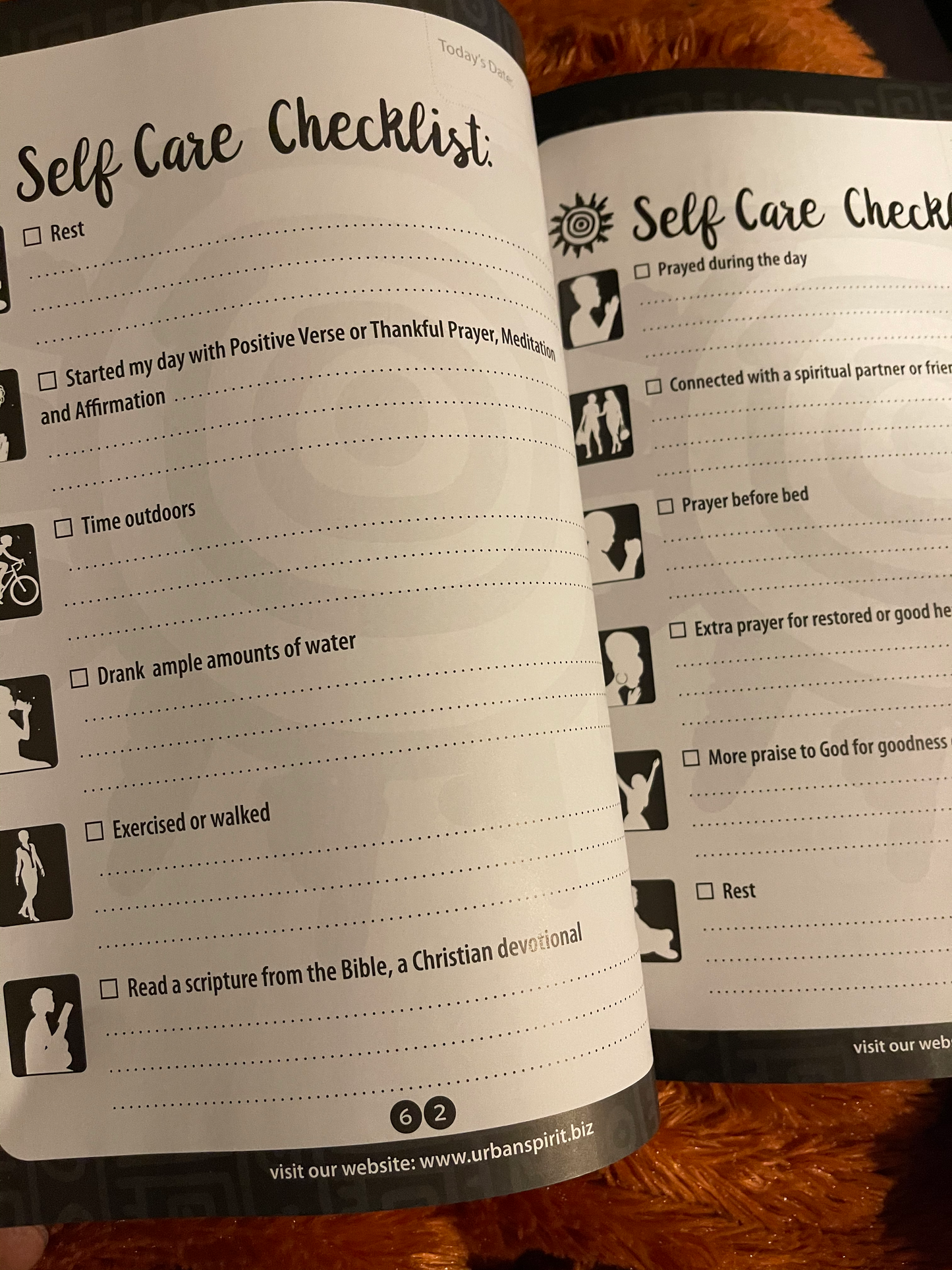 Women of Color Spiritual Self-Care Journal - Black