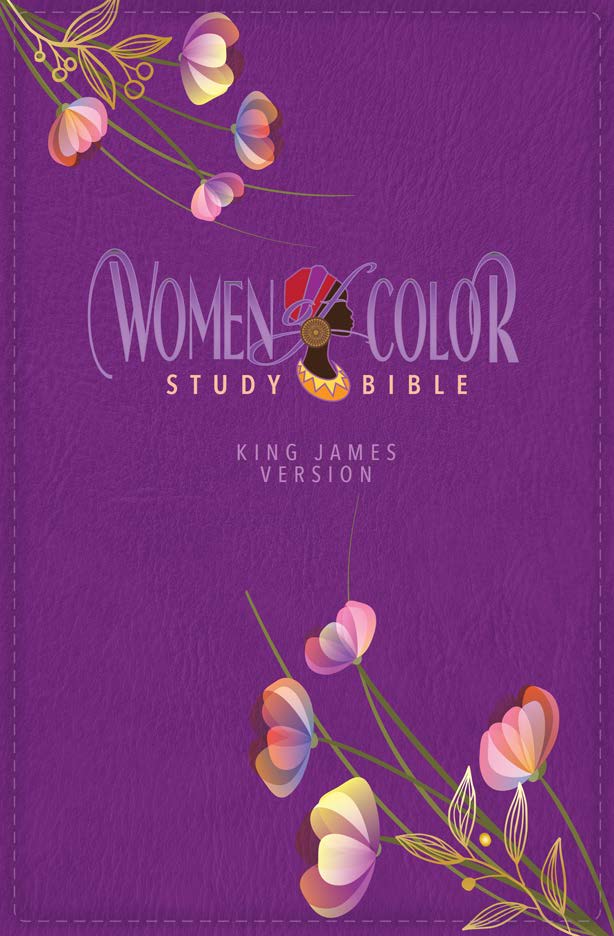 Women of Color Study Bible - Purple - 4 Pack