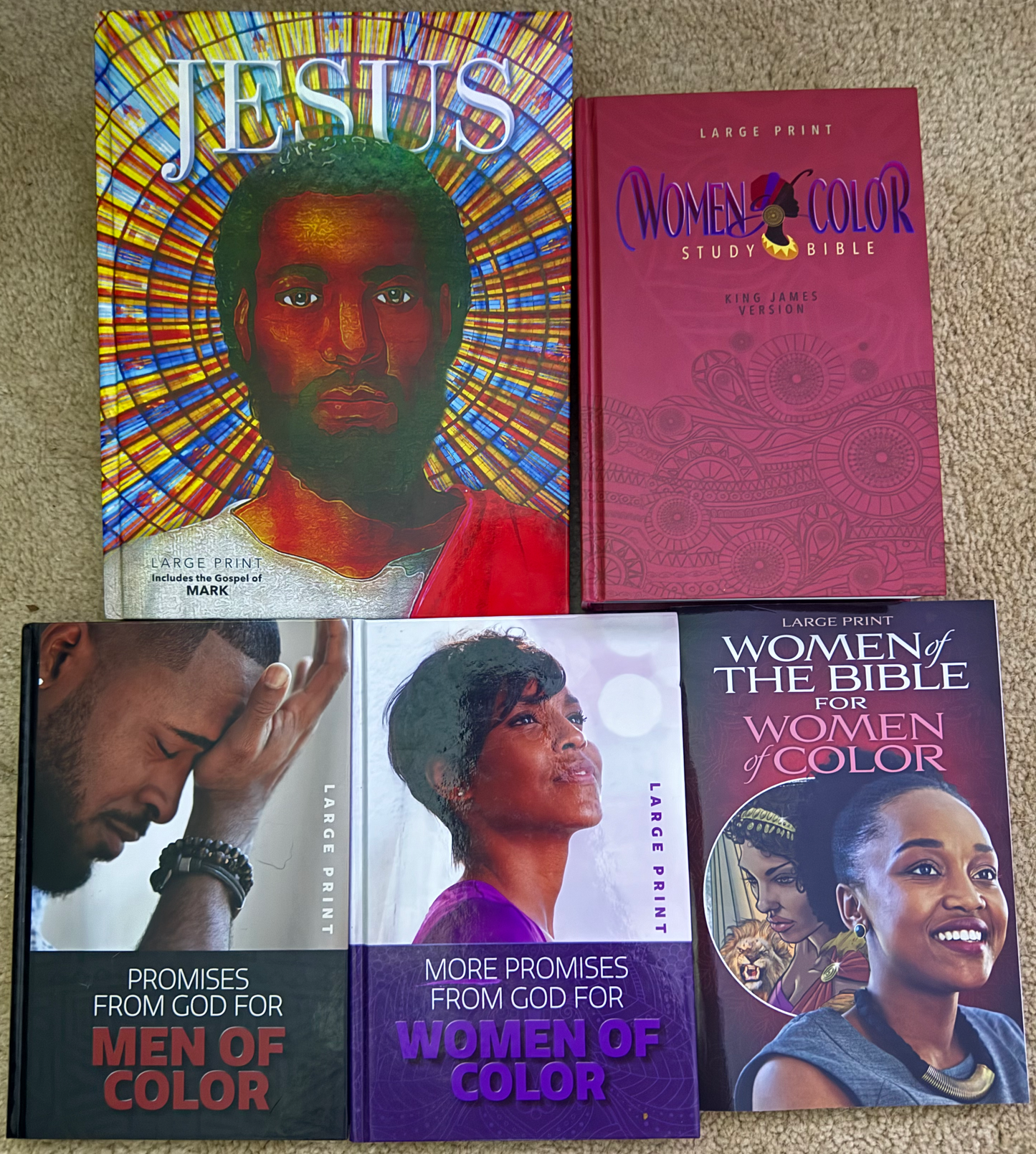 Hardcover Bundle of Books and a Bible