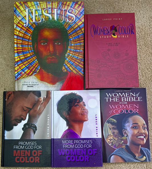 Hardcover Bundle of Books and a Bible x 3