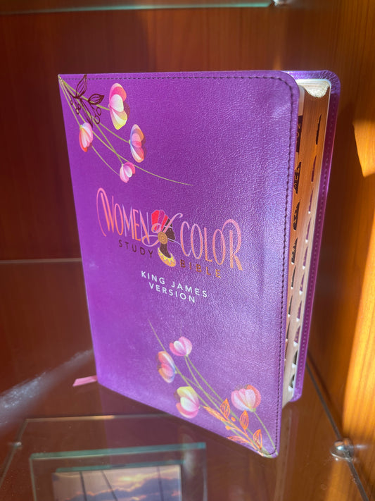 Small Group Women of Color Package Of 10 - PURPLE  INDEXED Bibles