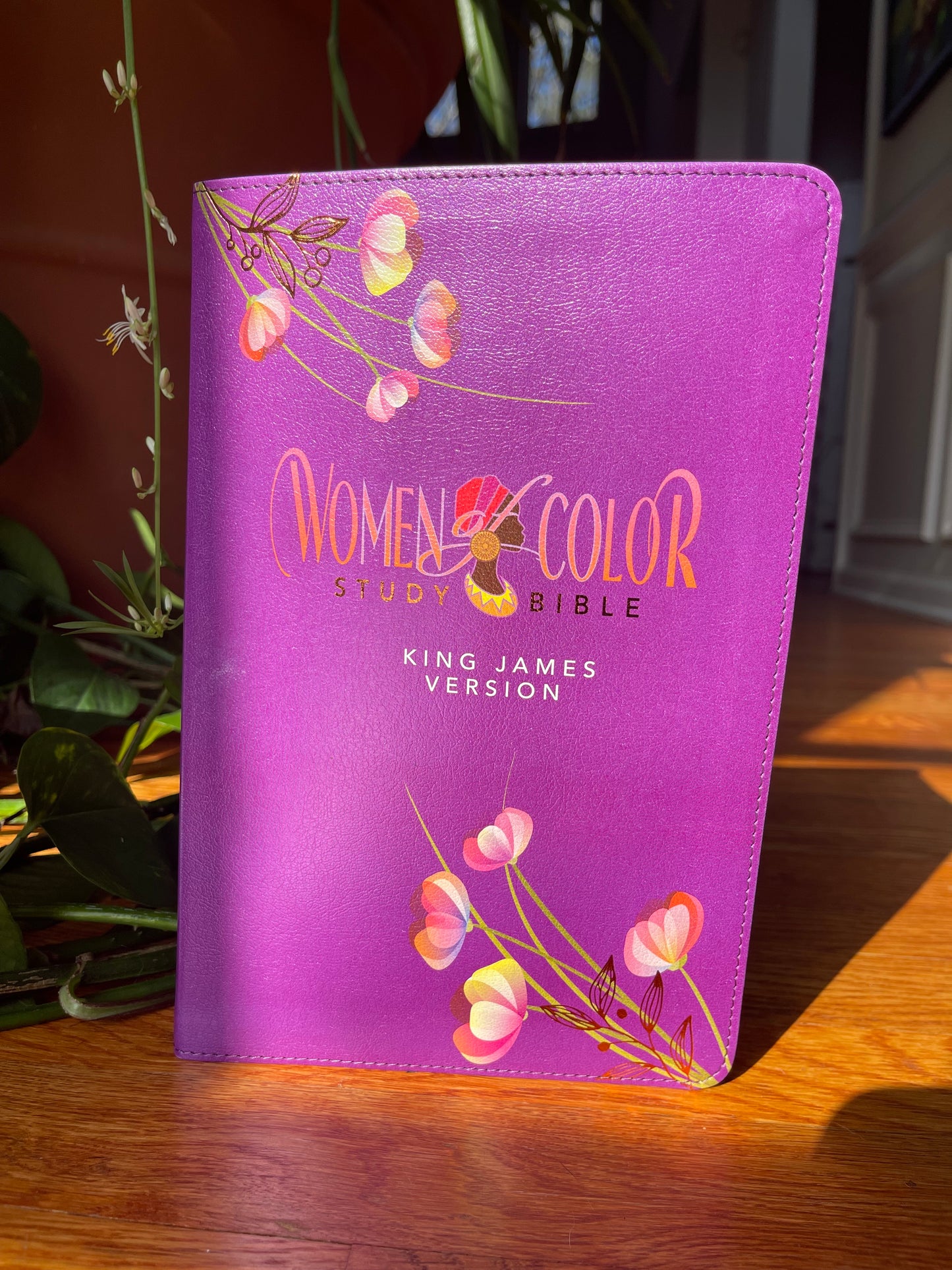 Women of Color Study Bible - Purple - 8 Pack